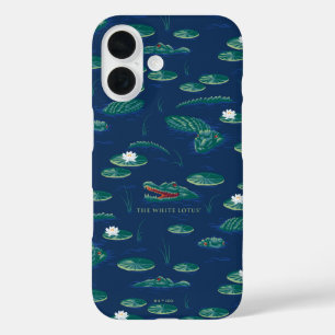 The White Lotus Alligator Lagoon Pattern iPhone 16 Case
