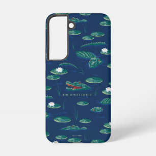 The White Lotus Alligator Lagoon Pattern Samsung Galaxy Case