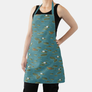 The White Lotus Alligator Waters Pattern Apron