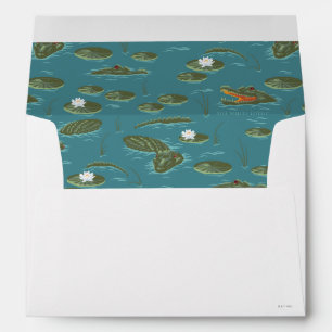 The White Lotus Alligator Waters Pattern Envelope