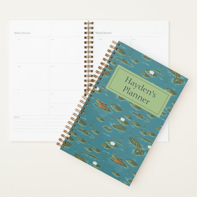 The White Lotus Alligator Waters Pattern Planner (Display)
