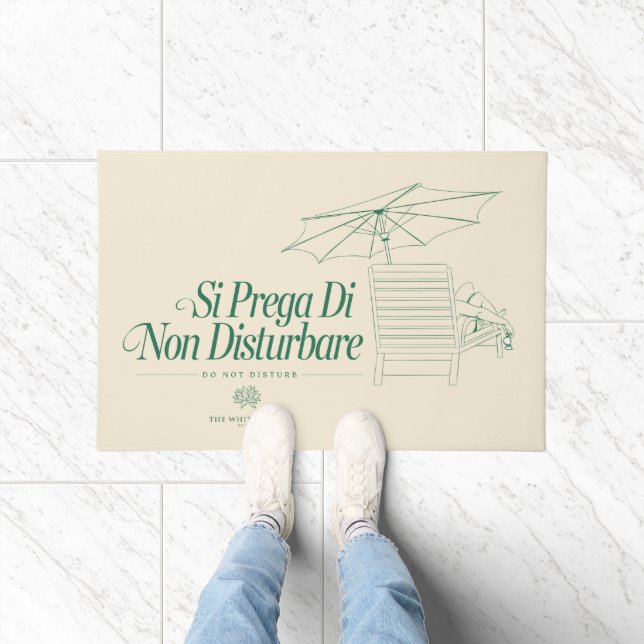 The White Lotus Do Not Disturb Doormat (Indoor)