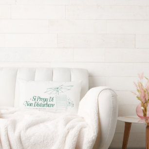 The White Lotus Do Not Disturb Lumbar Cushion