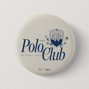 The White Lotus Polo Club 6 Cm Round Badge