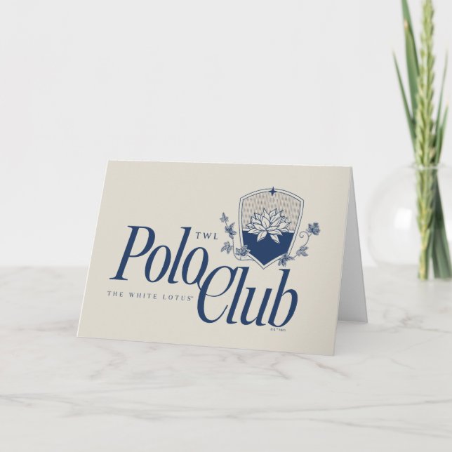 The White Lotus Polo Club Card (Front)