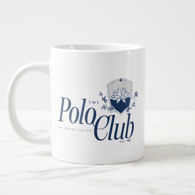 The White Lotus Polo Club Large Coffee Mug (Left)