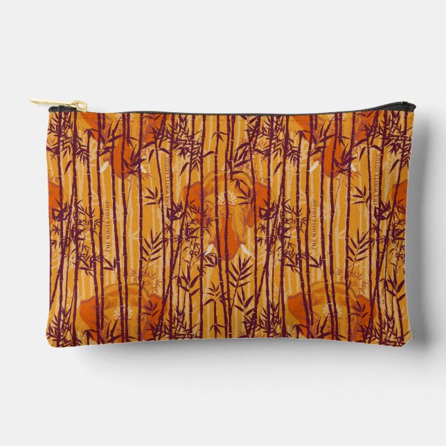 The White Lotus Sunset Safari Pattern Accessory Pouch (Front)