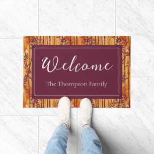 The White Lotus Sunset Safari Pattern Doormat