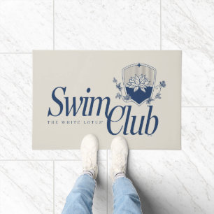 The White Lotus Swim Club Doormat