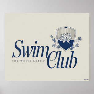 The White Lotus Swim Club Poster