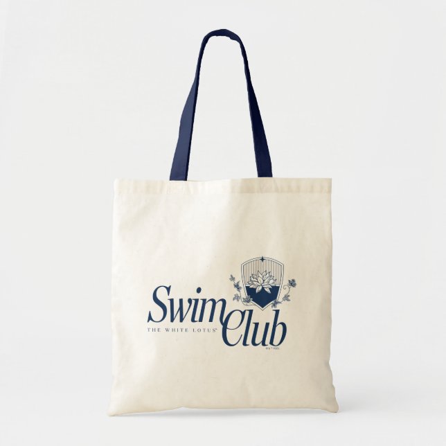The White Lotus Swim Club Tote Bag (Front)
