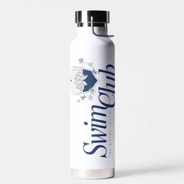 The White Lotus Swim Club Water Bottle (Left)