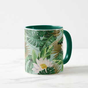 The White Lotus Tropical Canopy Pattern Mug
