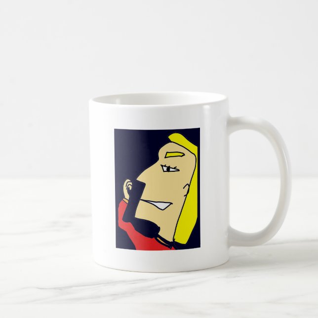 the white prince coffee mug (Right)