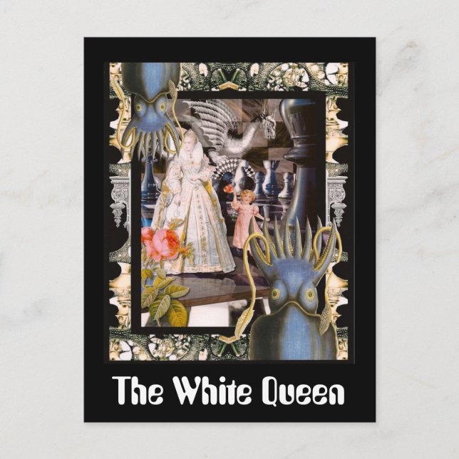 The White Queen Postcard (Front)