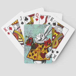 The White Rabbit {{{ Alice in Wonderland }}} Playing Cards