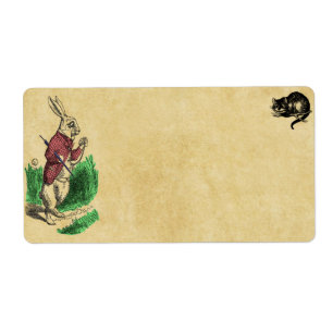 The White Rabbit Avery Label