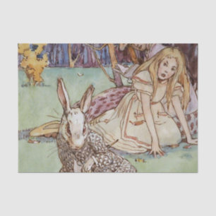 “The White Rabbit” by Alice B Woodward Tissue Paper