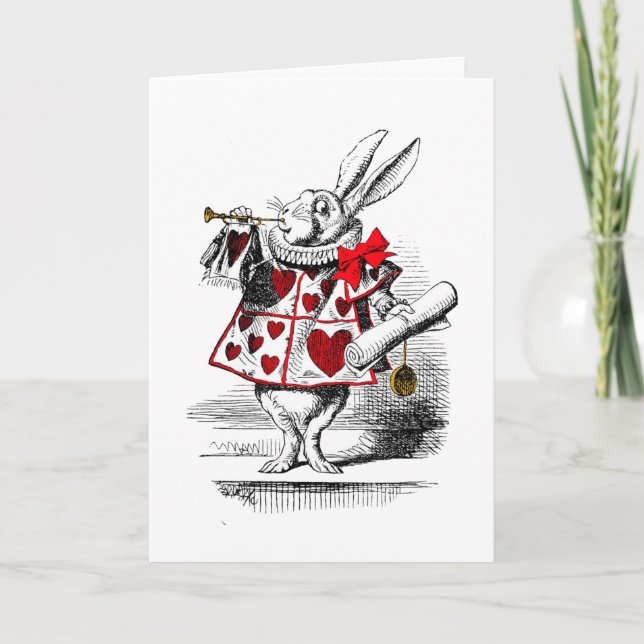 The White Rabbit Card (Front)