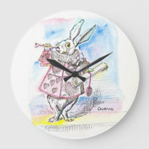 The White Rabbit Heralds the Time