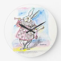 The White Rabbit Heralds the Time