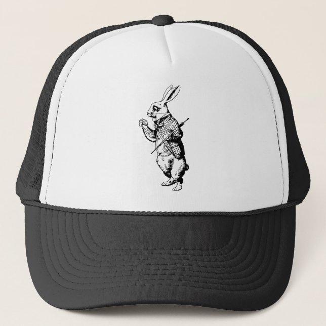 The White Rabbit - Inked Trucker Hat (Front)