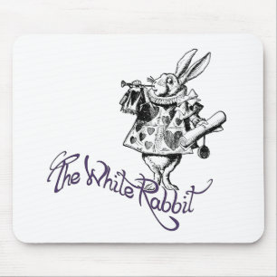 The White Rabbit Mouse Pad