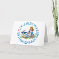 The White Rabbit Rushes By Alice In Wonderland