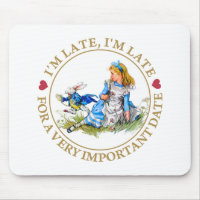 The White Rabbit Rushes By Alice In Wonderland