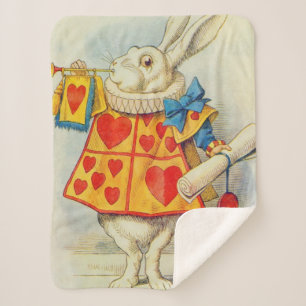 The White Rabbit Sherpa Blanket