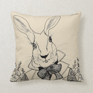 The White Rabbit, The Hurrier I Go Cushion