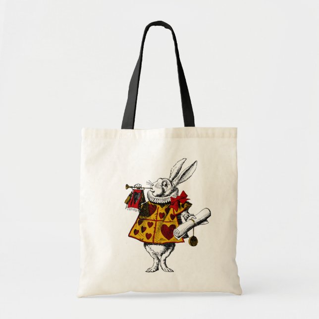 The White Rabbit Tote Bag Bag (Front)