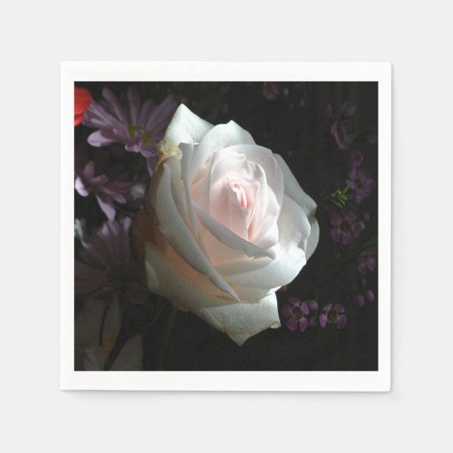 The White Rose - Napkin (Front)