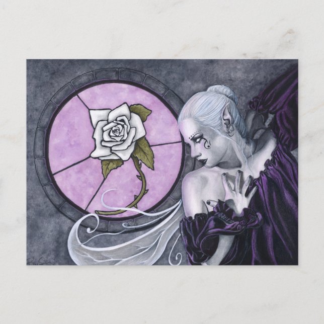 The White Rose postcard (Front)