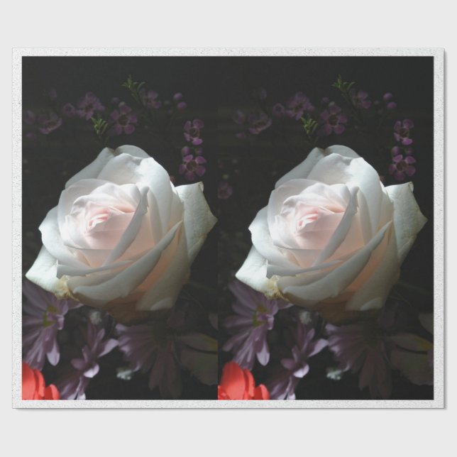The White Rose - Wrapping Paper (Flat)