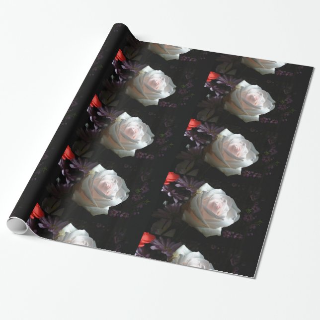The White Rose - Wrapping Paper (Unrolled)