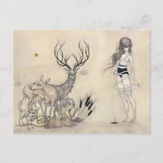 The White Snake + Vanitas - Postcard