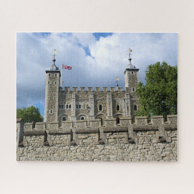The White Tower - Tower of London - 16x20 inch Jigsaw Puzzle (Horizontal)