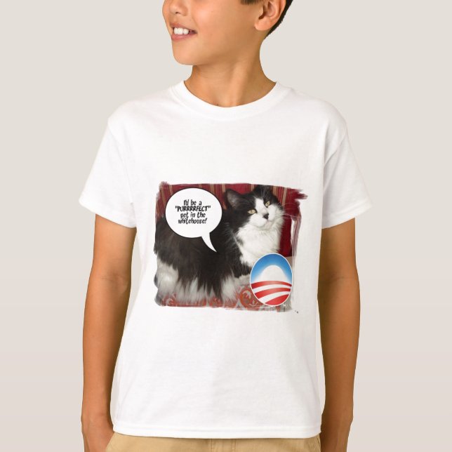 The Whitehouse Pet Kitty Cat T-Shirt (Front)