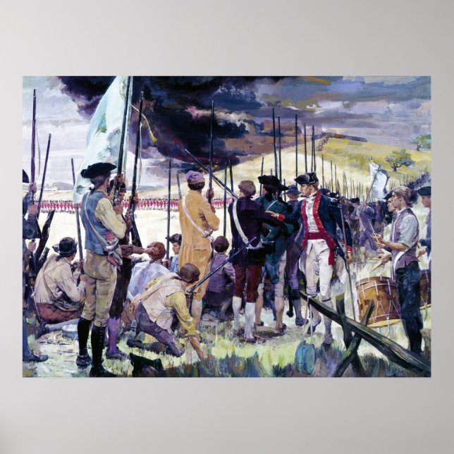 The Whites of Their Eyes by Ken Riley Poster (Front)