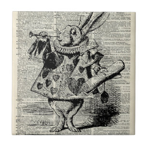 The Whitte rabbit Tile