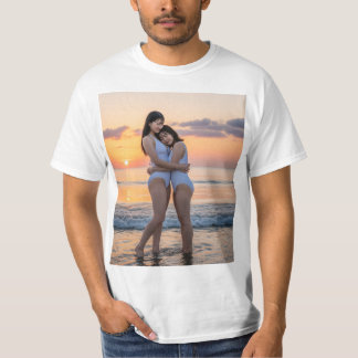 The Whole Body of Two Beautiful White Swimmers Fal T-Shirt