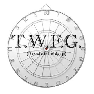 The whole family go Dartboard