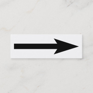 The Whole Point - Black and White Mini Business Card