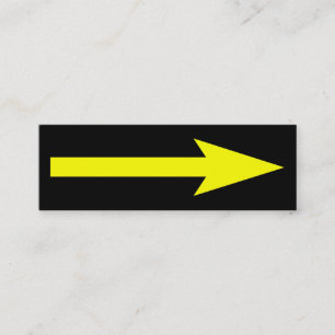 The Whole Point - Black and Yellow Mini Business Card