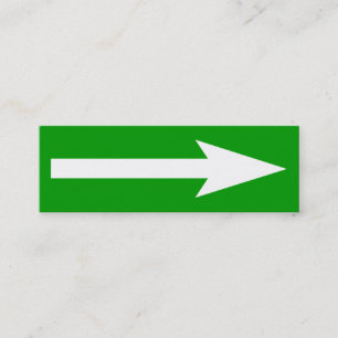 The Whole Point - Green, White and Grey Mini Business Card