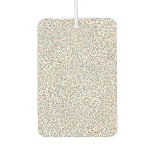 The Whole Rainbow Colourful Speckled Dots Car Air Freshener