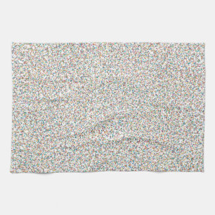 The Whole Rainbow Colourful Speckled Dots Tea Towel