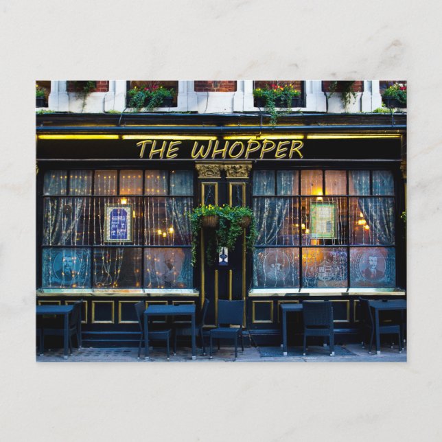The Whopper Pub Holiday Postcard (Front)