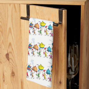The Whos Carrying the Christmas Feast Tea Towel